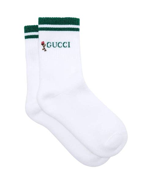 green gucci socks|Gucci ankle socks women's.